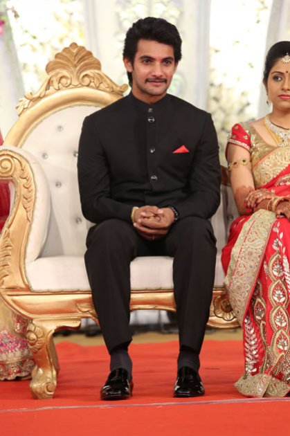 Hero-Aadi-Wedding-Reception-Photos